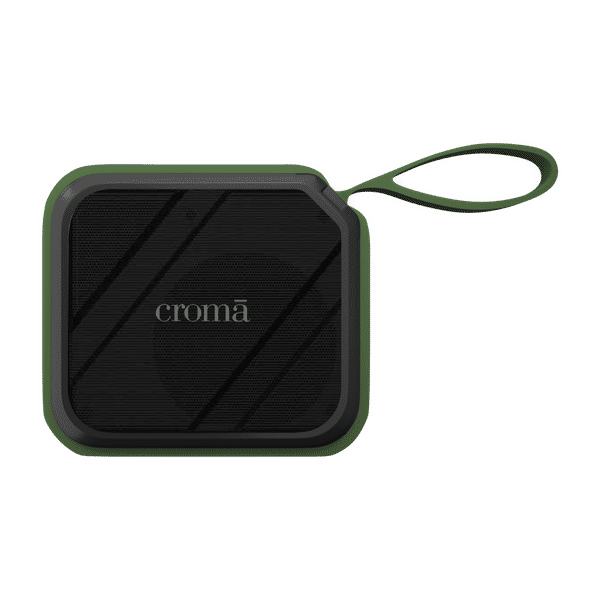 Croma 8W Portable Bluetooth Speaker (Lightweight and Ergonomic Design, 5.1 Channel, Green)_1