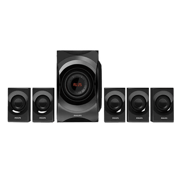 PHILIPS 120W Multimedia Speaker (Surround Sound, 5.1 Channel, Black)_1