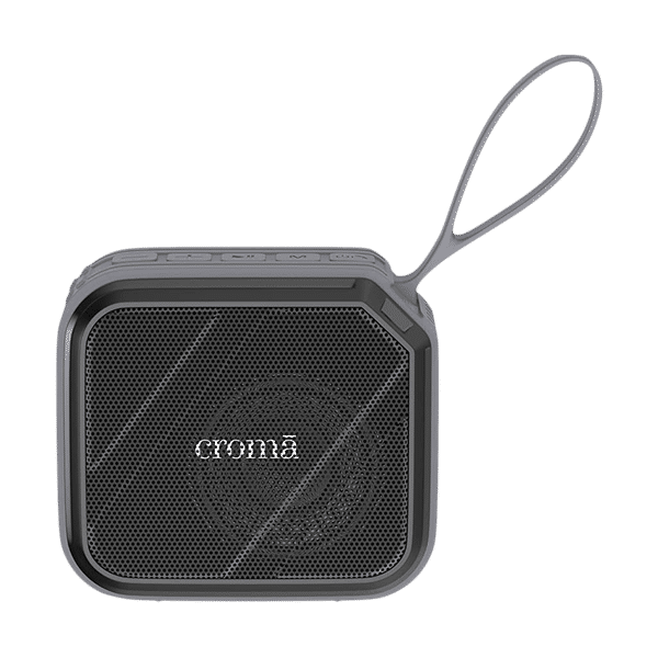Croma 8W Portable Bluetooth Speaker (18 Hours Playtime, Black)_1