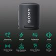 SONY 5W Portable Bluetooth Speaker (IP67 Waterproof, Extra Bass, Mono Channel, Black)_2