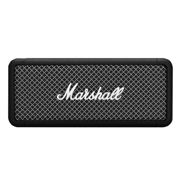 Marshall Emberton 20W Portable Bluetooth Speaker (IPX7 Water Resistant, Superior Signature Sound, Stereo Channel, Black)_1