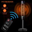 WARMEX Zeal Plus 2000 Watts PTC Heating Element Fan Room Heater (with Touch Control Digital Display and Remote Control, Black)_3