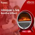 WARMEX Bonfire 1500 Watts PTC Ceramic Fan Room Heater (Over Heat Protection, Red)_2
