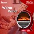 WARMEX Bonfire 1500 Watts PTC Ceramic Fan Room Heater (Over Heat Protection, Red)_3