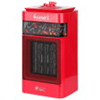 WARMEX Bonfire Plus 1500 Watts PTC Ceramic Fan Room Heater (Tip Over Safety Switch, Red)_1