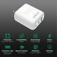Inbase Urban Sprint 33W Type A & Type C 2-Port Fast Charger (Adapter Only, 9 Layers of Protection, White)_2