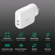 belkin BoostCharge 40W Type C 2-Port Fast Charger (Adapter Only, PD 3.0 Certified, White)_2