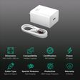 Mi SonicCharge 3.0 Combo 67W Type A Fast Charger (Type A to Type C Cable, Quick Charge 3.0, White)_2