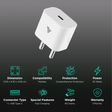 Vaku 20W Type C Fast Charger (Adapter Only, Comprehensive Protection, White)_2