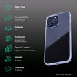 QUIX TPU Back Cover for Apple iPhone 14 Pro (Supports Wireless Charging, Clear)_2
