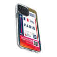 QUIX Paris Boarding Pass Soft TPU Back Cover for Apple iPhone 14 (Supports Wireless Charging, Multi Color)_4