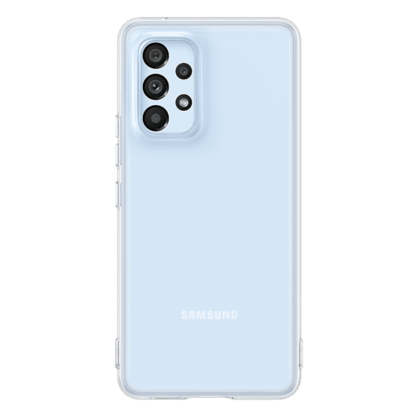 Buy SAMSUNG Soft TPU Back Cover for SAMSUNG Galaxy A53 5G (Protects from  Shock & Scratch, Transparent) Online - Croma