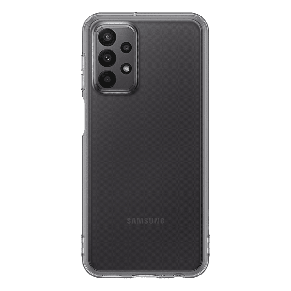 SAMSUNG Soft TPU Back Cover for SAMSUNG Galaxy A23 (Protects from Shock & Scratch, Clear Black)_1
