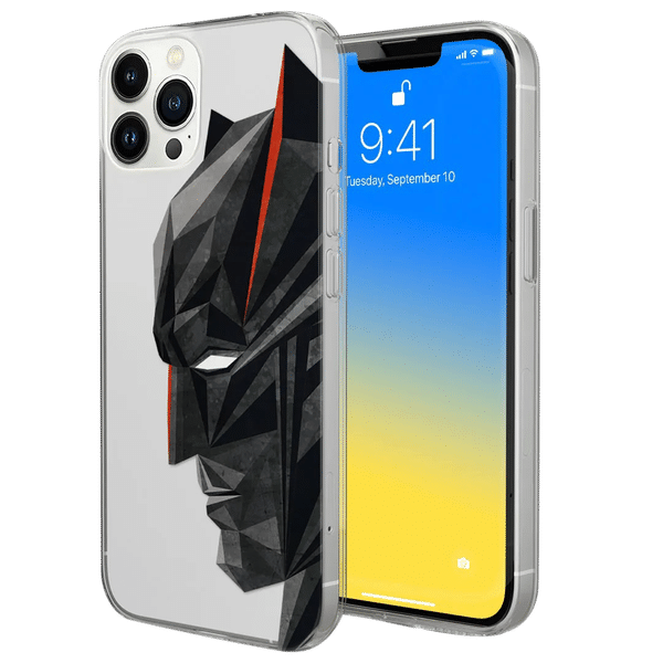 Macmerise Batman Geometric Liquid Silicone Back Cover for Apple iPhone 14 Pro (Supports Wireless Charging, Multi Color)_1