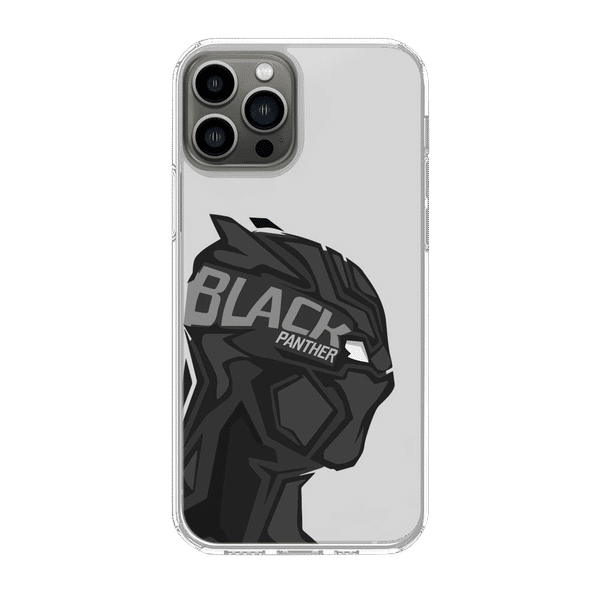 Macmerise Black Panther Art Silicone Back Cover for Apple iPhone 14 Pro Max (Supports Wireless Charging, Multi Color)_1