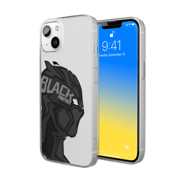 Macmerise Black Panther Art Silicone Back Cover for Apple iPhone 14 Plus (Supports Wireless Charging, Multi Color)_1