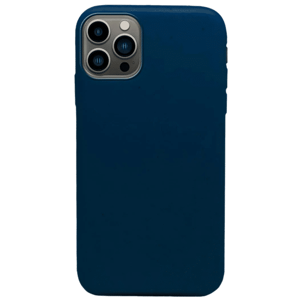 Macmerise Eco-ver Soft Bamboo & Starch Based Material Back Cover for Apple iPhone 14 Pro Max (Supports Wireless Charging, Aegean Blue)_1