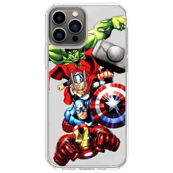 Macmerise Avengers Fury Matte Rubber Back Cover for Apple iPhone 14 Pro (Supports Wireless Charging, Multi Color)_1