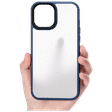 GRIPP Bolt Hard TPU Back Cover for Apple iPhone 13 (Supports Wireless Charging, Blue)_3
