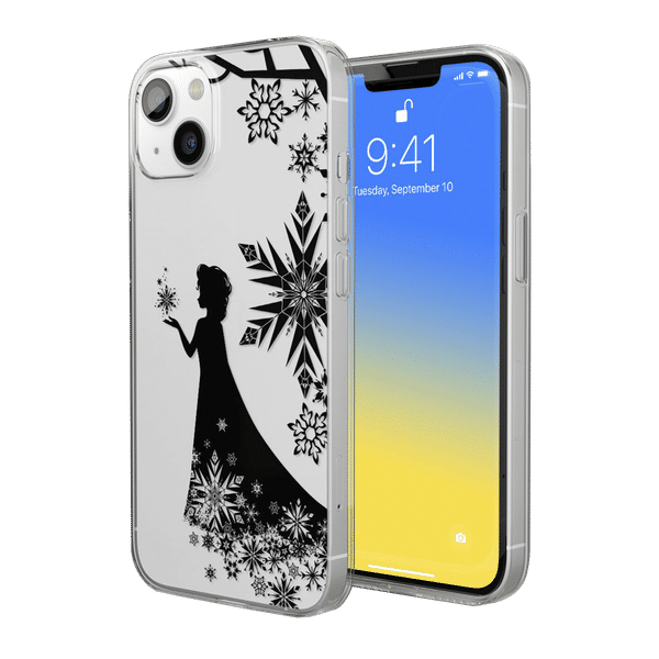 Macmerise Elsa Silhouette Silicone Back Cover for Apple iPhone 14 Plus (Supports Wireless Charging, Multi Color)_1