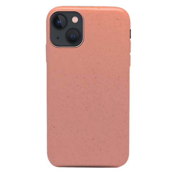 Macmerise Eco-ver Soft Bamboo & Starch Based Material Back Cover for Apple iPhone 14 Plus (Supports Wireless Charging, Blush Pink)_1