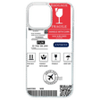 QUIX Fragile Sticker Soft TPU Back Cover for Apple iPhone 14 Pro Max (Supports Wireless Charging, Multi Color)_1