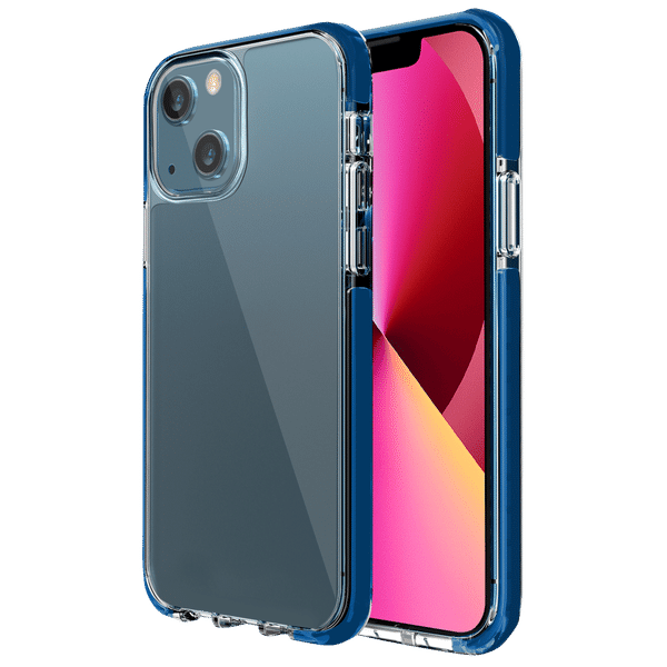 GRIPP Monde Hard Polycarbonate Back Cover for Apple iPhone 13 (Supports Wireless Charging, Blue)_1