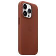 Apple Soft Leather Back Cover for Apple iPhone 14 Pro Max (MagSafe Charging Support, Umber)_2