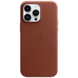 Apple Soft Leather Back Cover for Apple iPhone 14 Pro Max (MagSafe Charging Support, Umber)_1