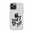 Macmerise Slay Girl Slay Silicone Back Cover for Apple iPhone 14 Pro (Supports Wireless Charging, Clear)_1