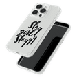Macmerise Slay Girl Slay Silicone Back Cover for Apple iPhone 14 Pro Max (Supports Wireless Charging, Clear)_4