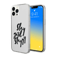 Macmerise Slay Girl Slay Silicone Back Cover for Apple iPhone 14 Pro Max (Supports Wireless Charging, Clear)_1
