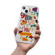 Macmerise SK Girl Power Silicone Back Cover for Apple iPhone 14 (Supports Wireless Charging, Multi Color)_4