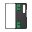 SAMSUNG Silicone Back Cover for SAMSUNG Galaxy Z Fold4 (Carrying with Strap, Black)_4