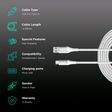 urbn Type A to Micro USB 3.9 Feet (1.2M) Cable (Tangle Free Design, White)_2