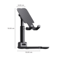 ambrane Anti Skid Holder For Mobiles (Adjustable Angle & Height, TwiStand, Black)_2