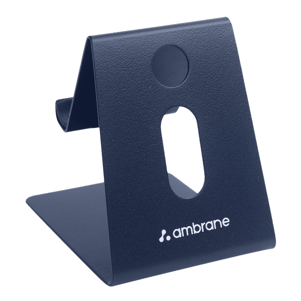 ambrane Anti Skid Holder For Mobiles (Multipurpose Stand, PopStand, Blue)_1