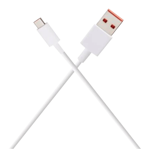 Xiaomi SonicCharge 2.0 Type A to Type C 3.3 Feet (1M) Cable (Tangle Free Design, White)_1