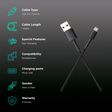 Mi Type A to Micro USB 3.3 Feet (1M) Cable (Tangle Free Design, Black)_2