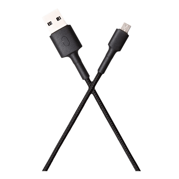 Mi Type A to Micro USB 3.3 Feet (1M) Cable (Tangle Free Design, Black)_1