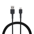 Mi Type A to Type C 3.3 Feet (1M) Cable (Tangle Free Design, Black)_1
