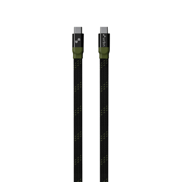 URBN Type C to Type C 3.9 Feet (1.2M) Cable (Nylon Braided, Camo Black)_1
