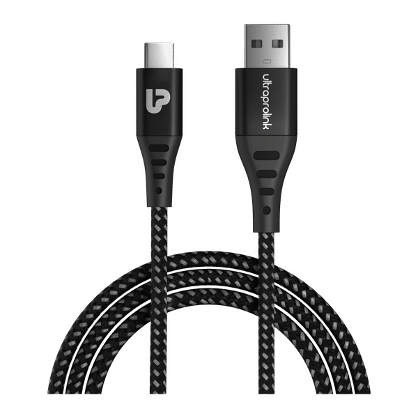 UltraProlink Zoom Type A to Type C 3.9 Feet (1.2M) Cable (Tangle Free Design, Black)_1