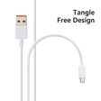 Xiaomi HyperCharge Type A to Type C 3.3 Feet (1M) Cable (Tangle Free Design, White)_4