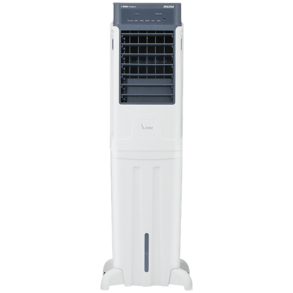 VOLTAS Slimm T 35 Litres Tower Air Cooler (Touch Controls, White and Grey)_1