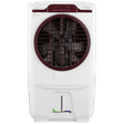 VOLTAS JetMax T 70 Litres Desert Air Cooler with Turbo Air Throw (Smart Humidity Control, White & Burgundy)_1