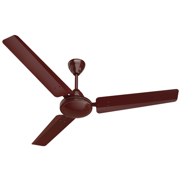 HAVELLS Samraat ES 120cm Sweep 3 Blade Ceiling Fan (390 RPM, FHCSV1SBRN48, Brown)_1