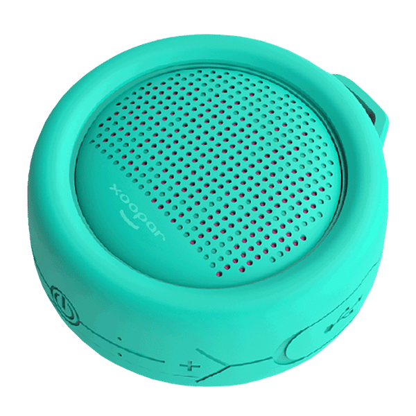 xoopar Splash Pop 5W Portable Bluetooth Speaker (IP65 Water Resistant, Powerful HD Sound, Mono Channel, Mint)_1