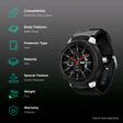 Spigen Liquid Air TPU Case for SAMSUNG Galaxy Watch (46mm) (Shock-Absorbent Layer, Black)_2
