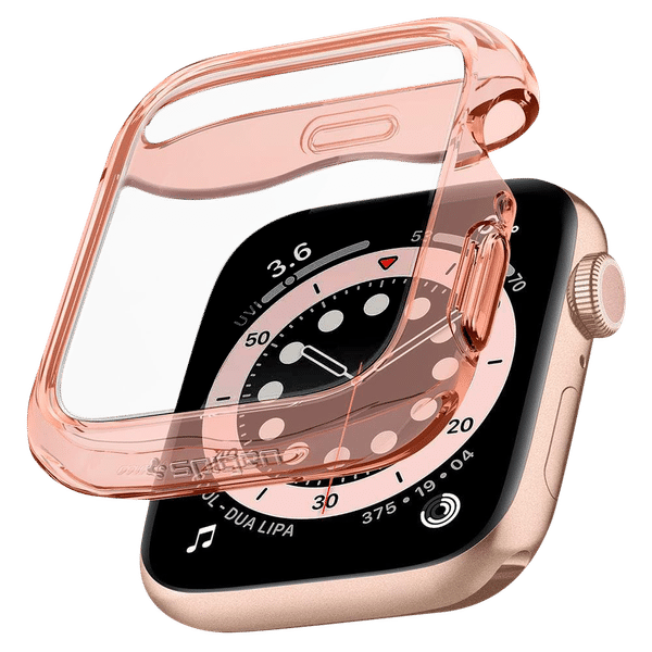 Spigen Ultra Hybrid TPU & Polycarbonate Case for Apple Watch Series SE 2, SE, 6, 5 & 4 (40mm) (Shock-Absorbent Layer, Rose Crystal)_1